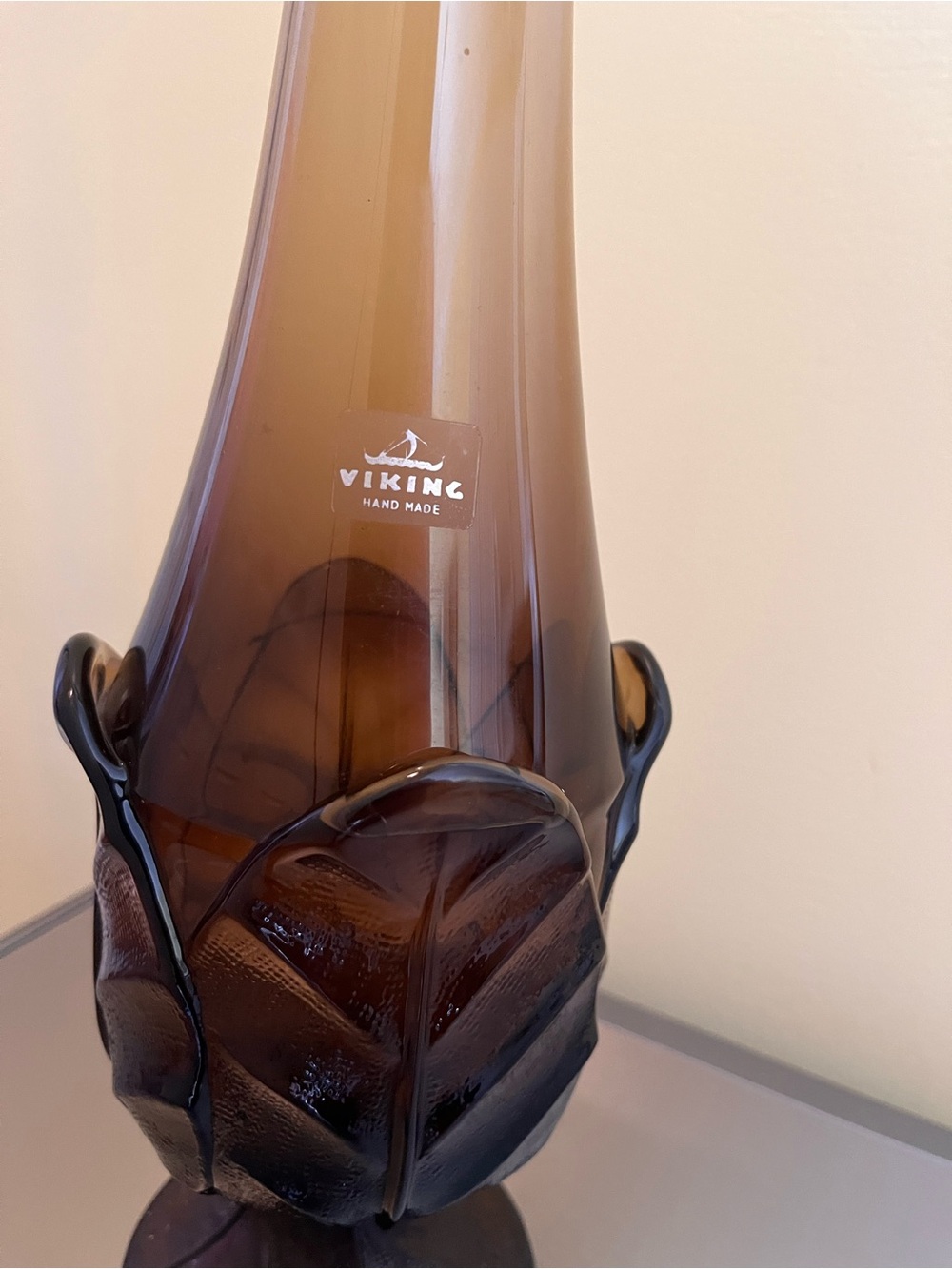 Tall 27” antique 1960’s signed Viking swing vase - Home Accents - Picture 3 of 4